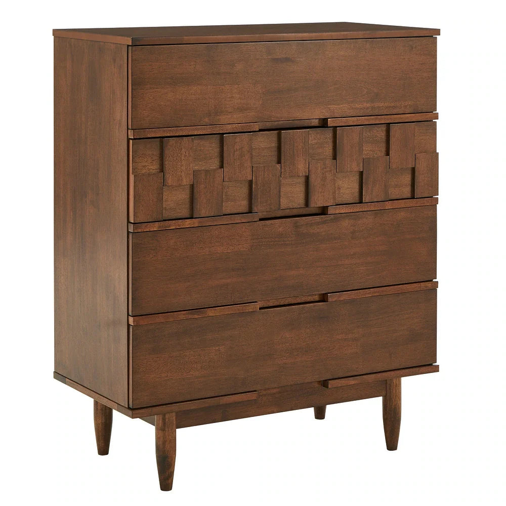 Kastelle Chest of 4 Drawers – Heritage Walnut – Marwar Handicraft, view 4 of 11