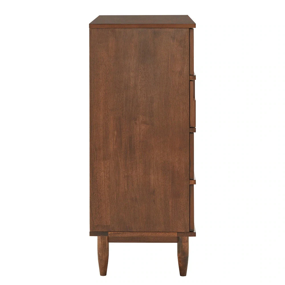 Kastelle Chest of 4 Drawers – Heritage Walnut – Marwar Handicraft, view 9 of 11