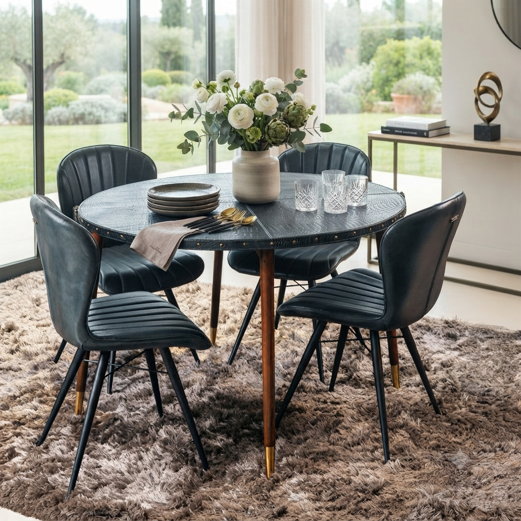 The Nocturne Dining Table – Marwar Handicraft, view 2 of 2