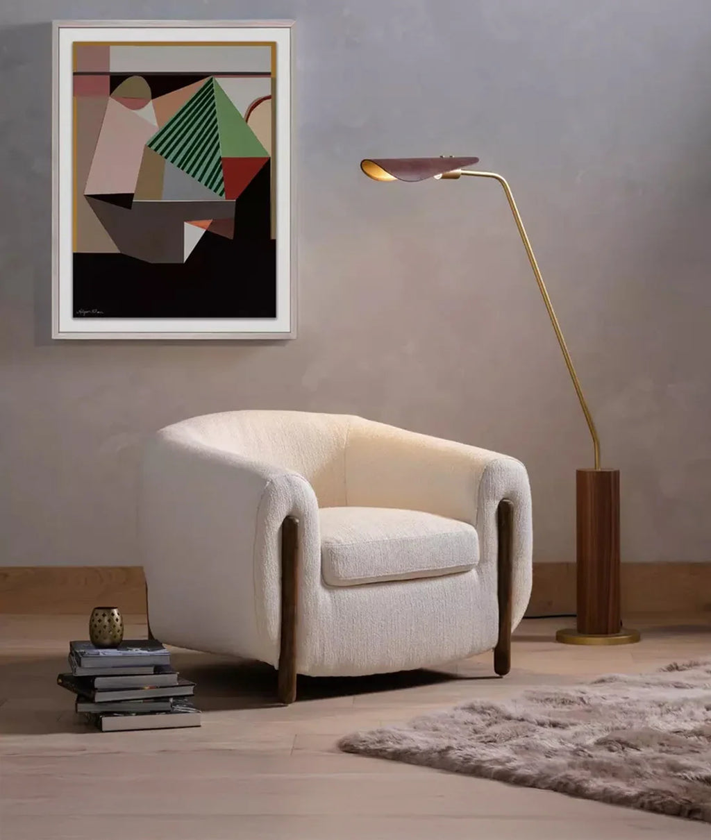 Halton Armchair – Heaven White