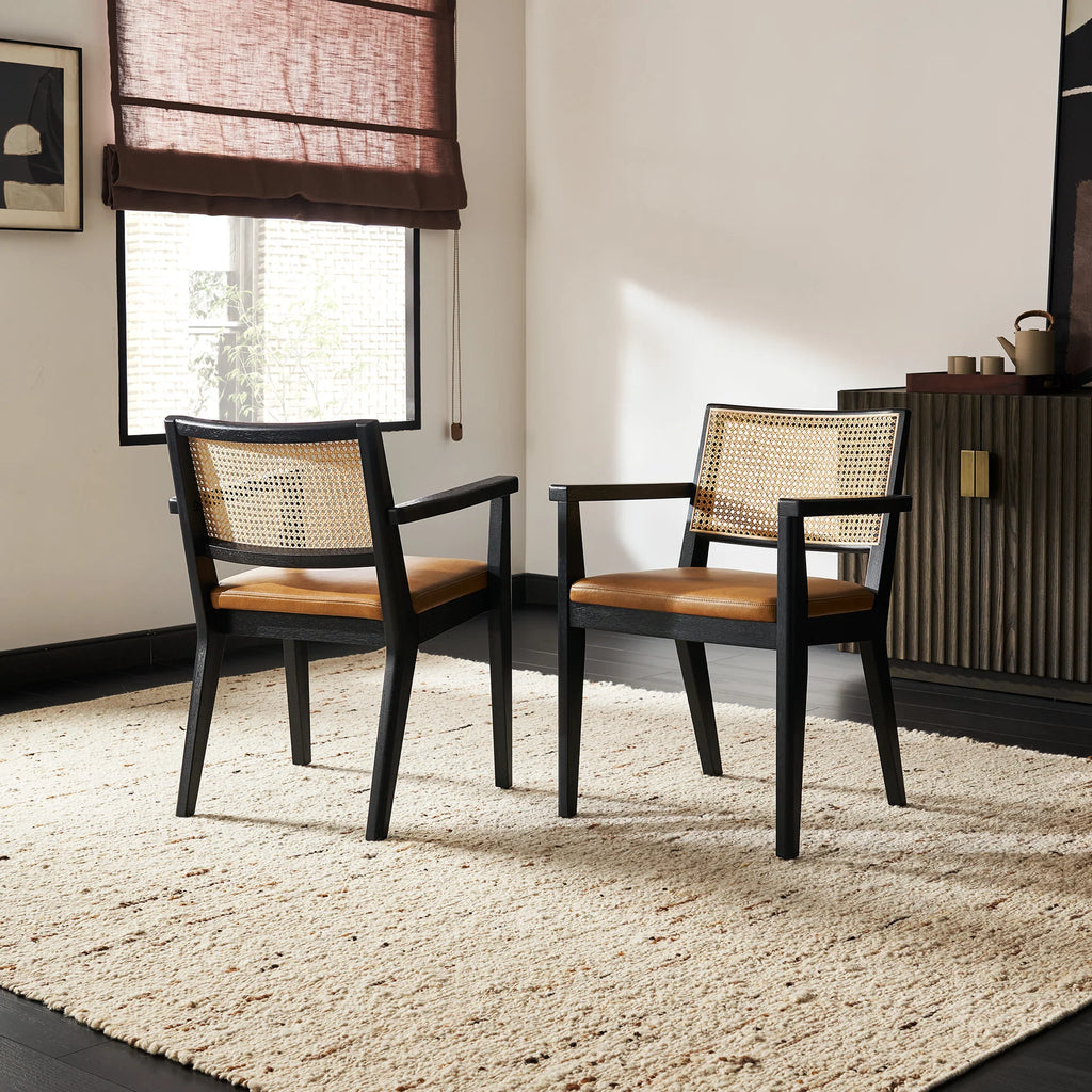Ewald Matt Black Chair – Marwar Handicraft