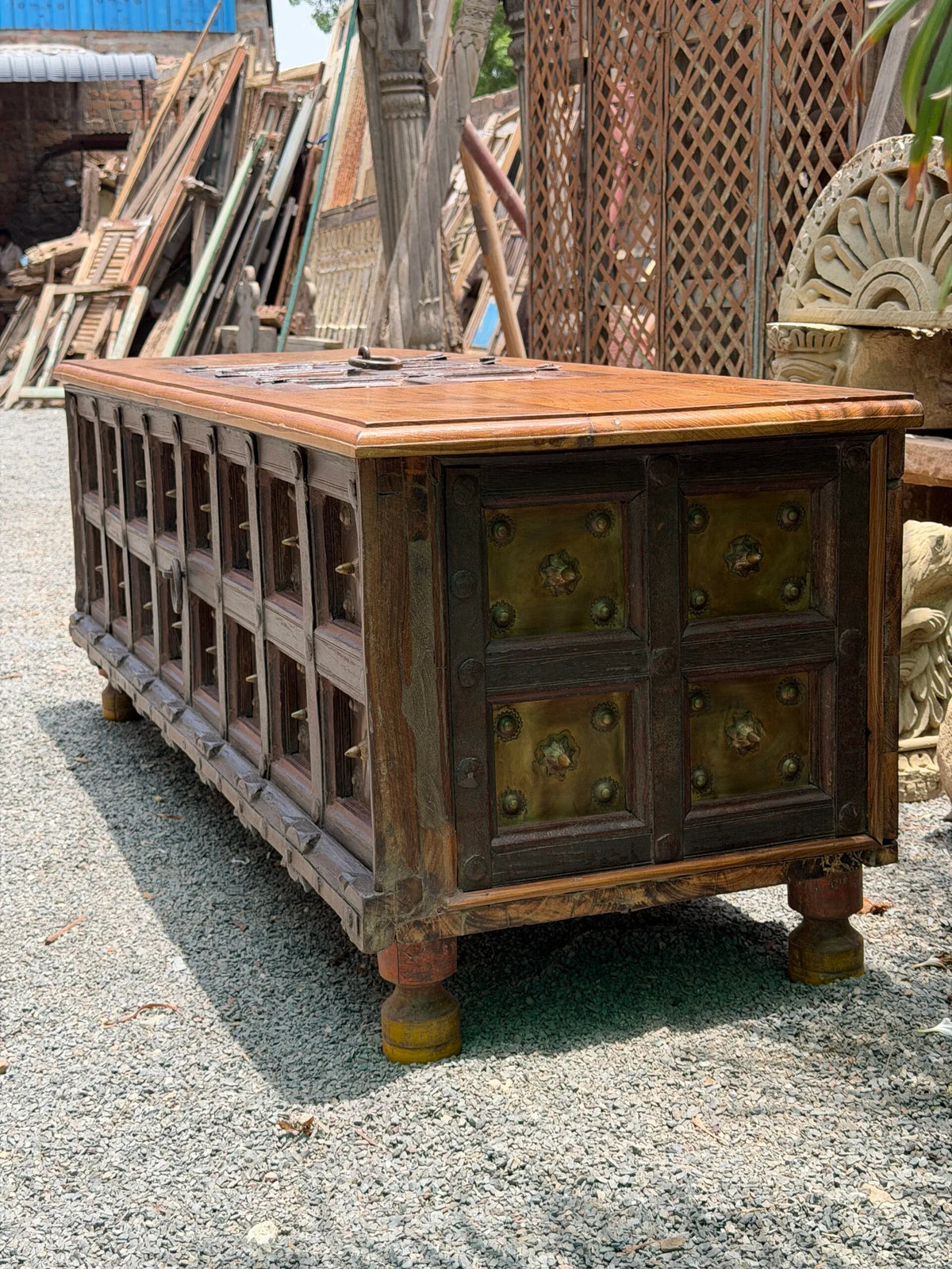 Baroque Brass Coffee Table