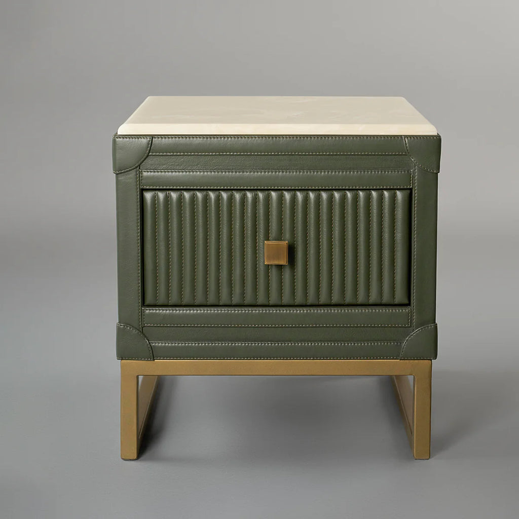 Single Olive Green Nightstand – Marwar Handicraft