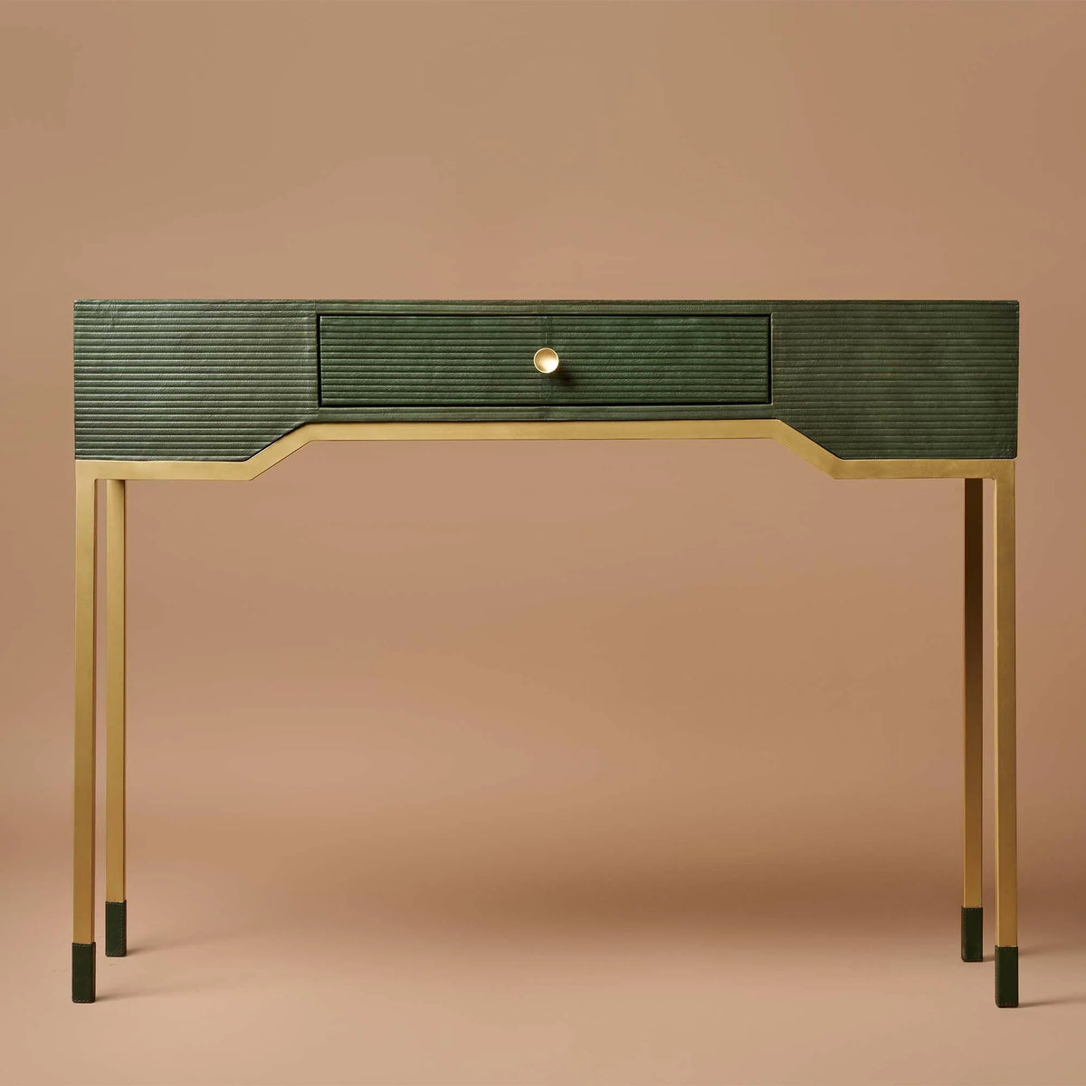 Caro Leather Console Table – Marwar Handicraft