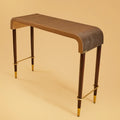 Midnight Leather Side Console