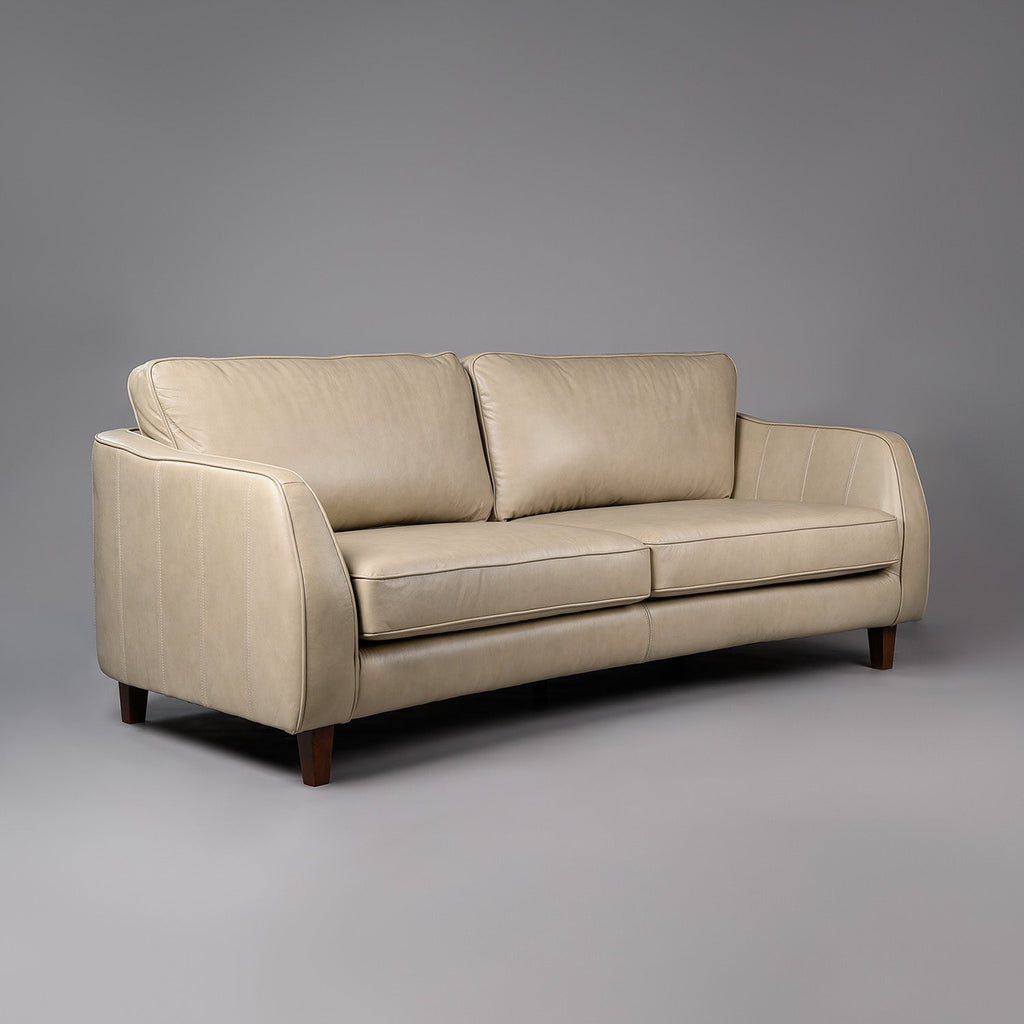 Avensa Haven Sofa – Ivory Beige (Three Seater) – Marwar Handicraft, view 1 of 5