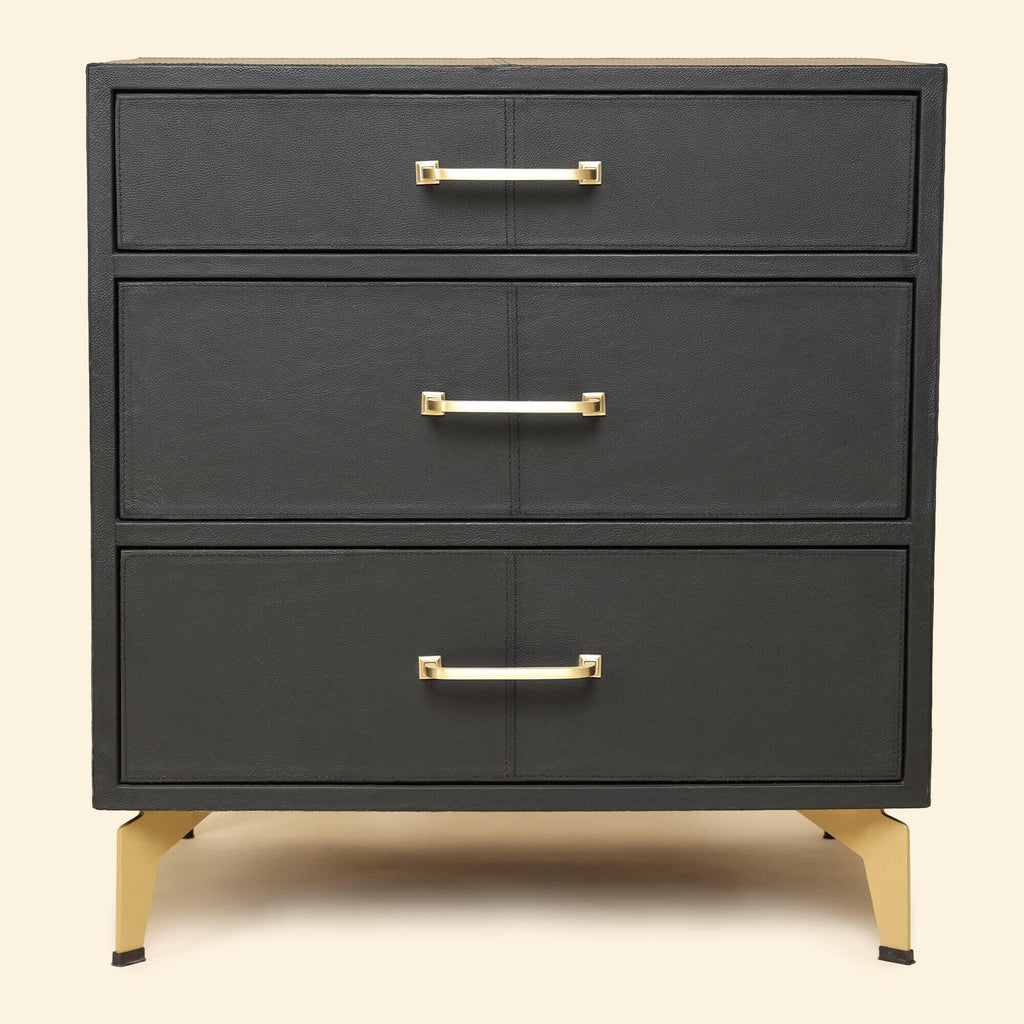Riva Chest – Midnight Black (3 Drawers)