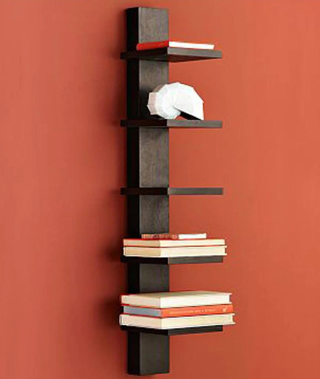 Westley Black Wall Rack
