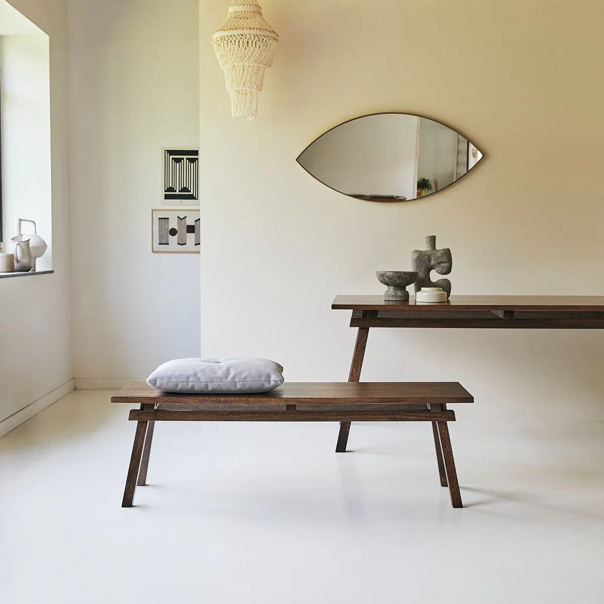 Padora Teak Wood Bench