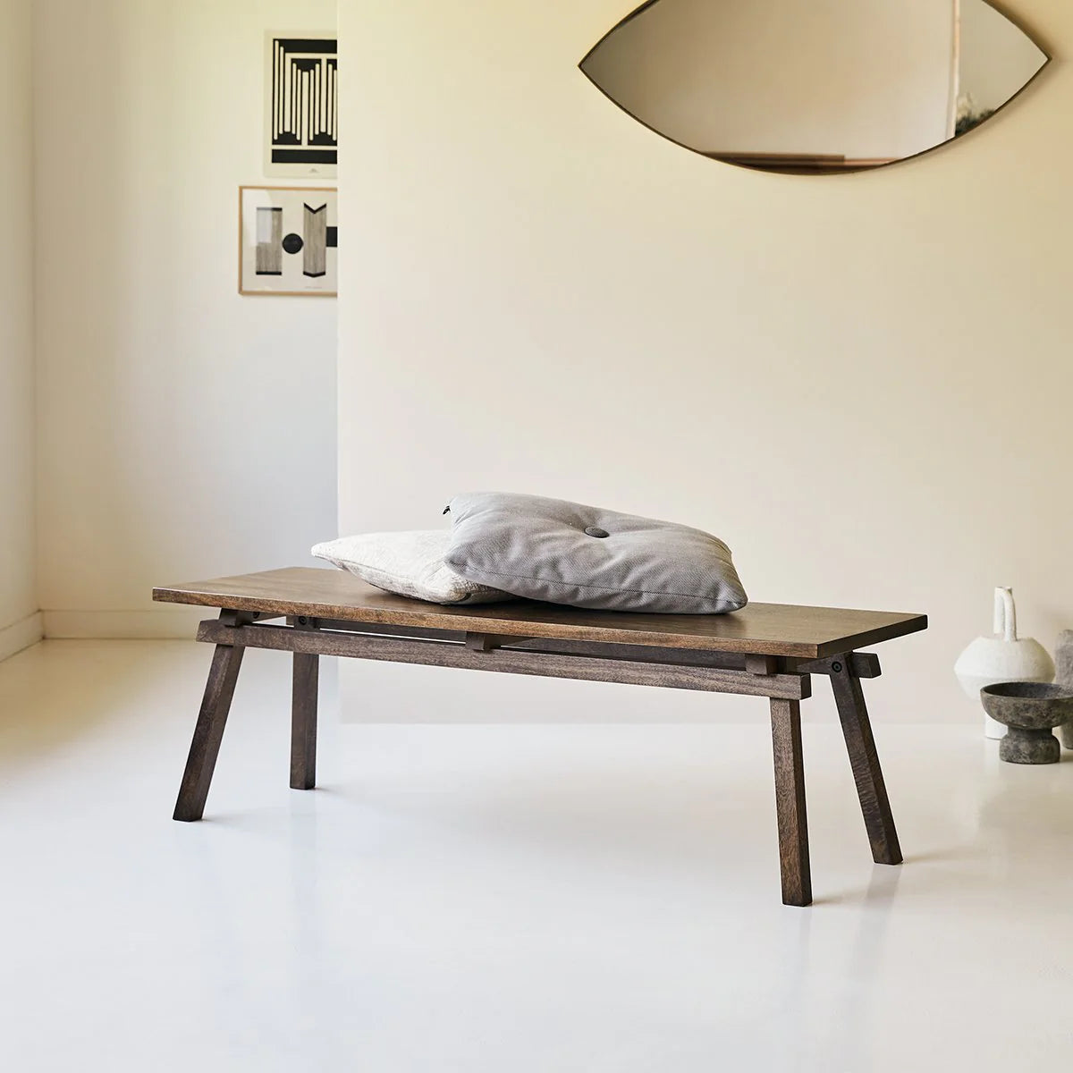 Padora Teak Wood Bench