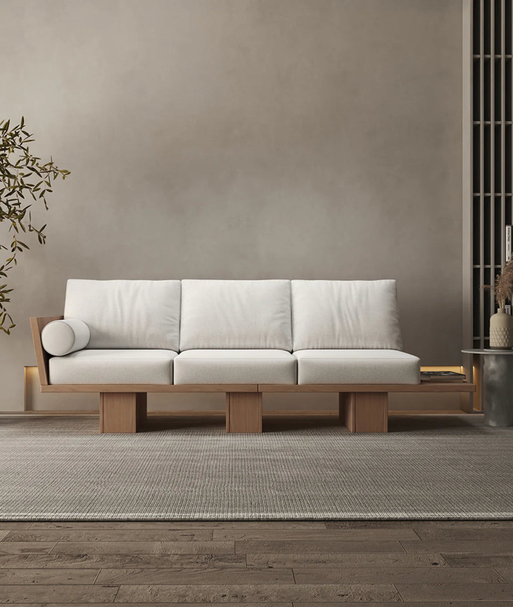 Keron Solid Wood Sofa