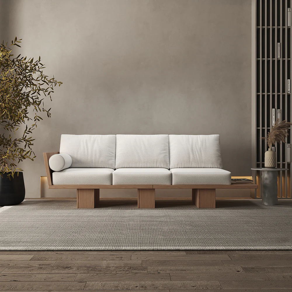 Keron Solid Wood Sofa