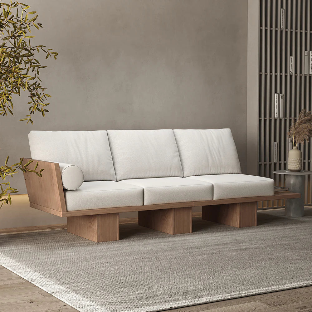 Keron Solid Wood Sofa
