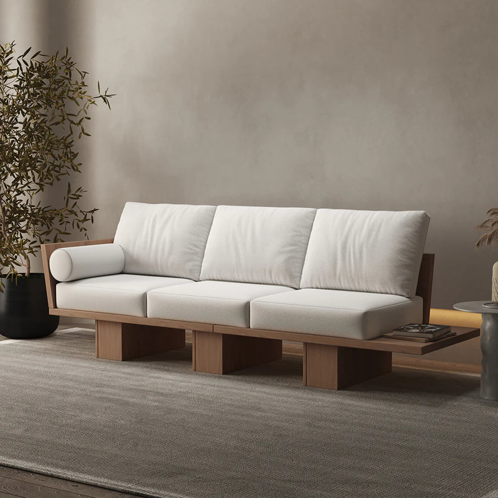 Keron Solid Wood Sofa