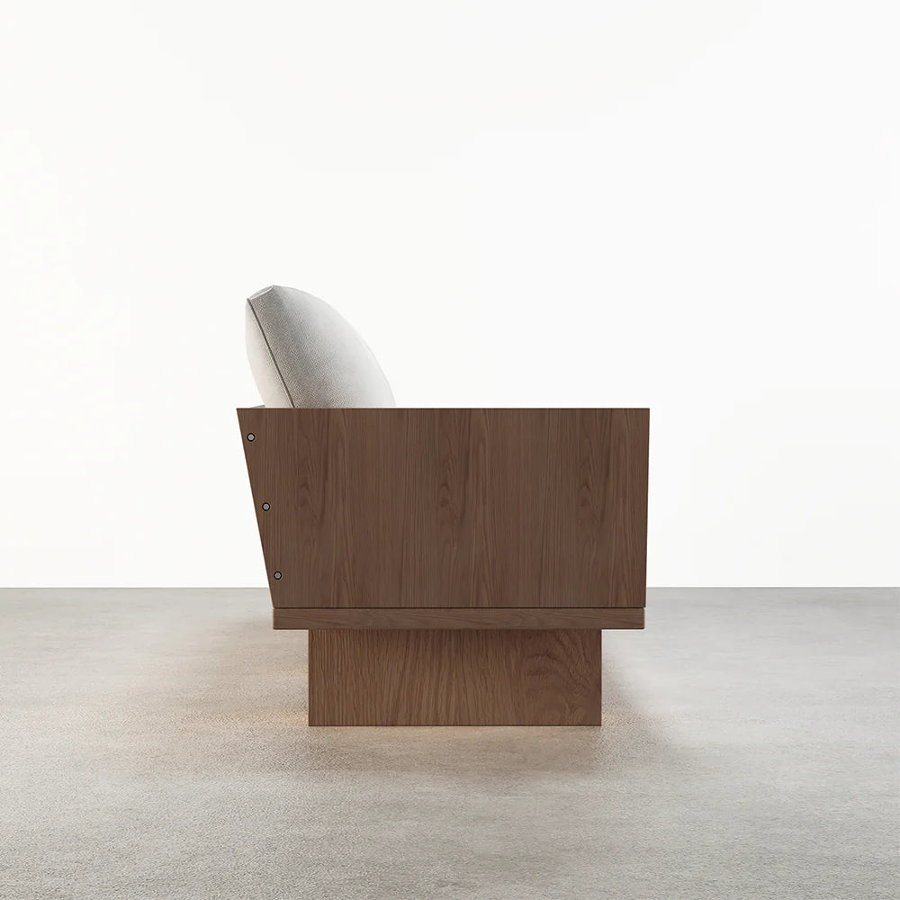 Keron Solid Wood Sofa