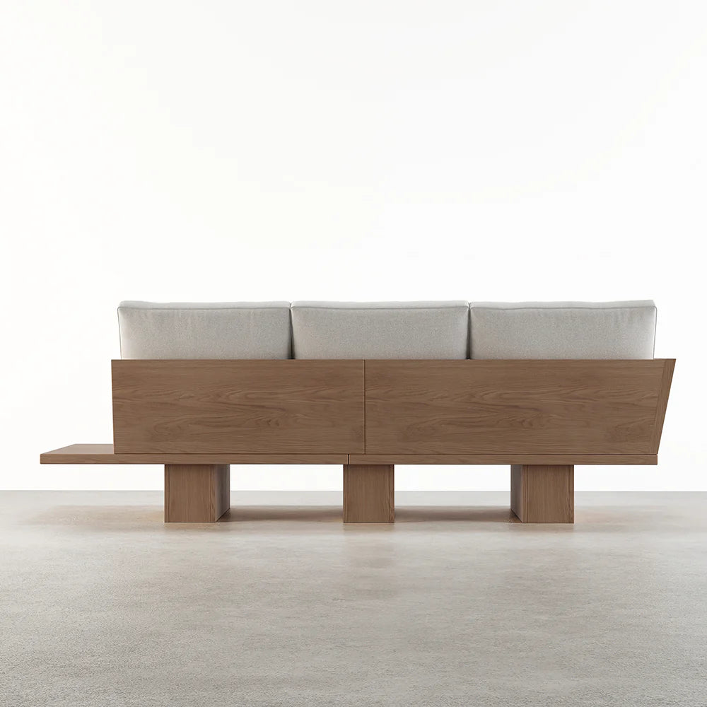 Keron Solid Wood Sofa