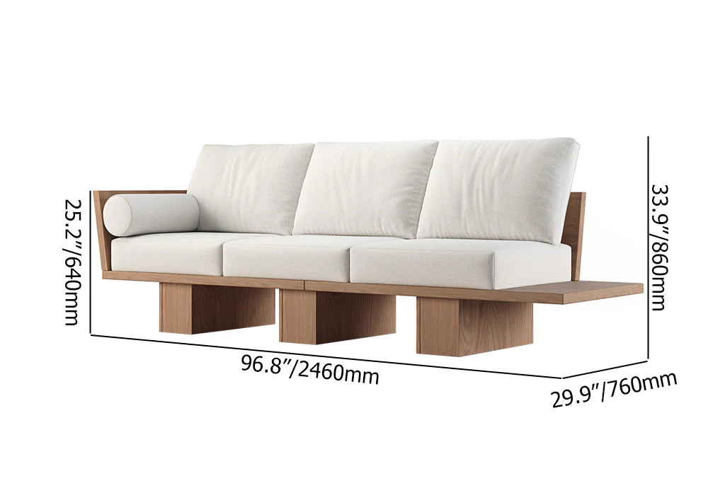 Keron Solid Wood Sofa