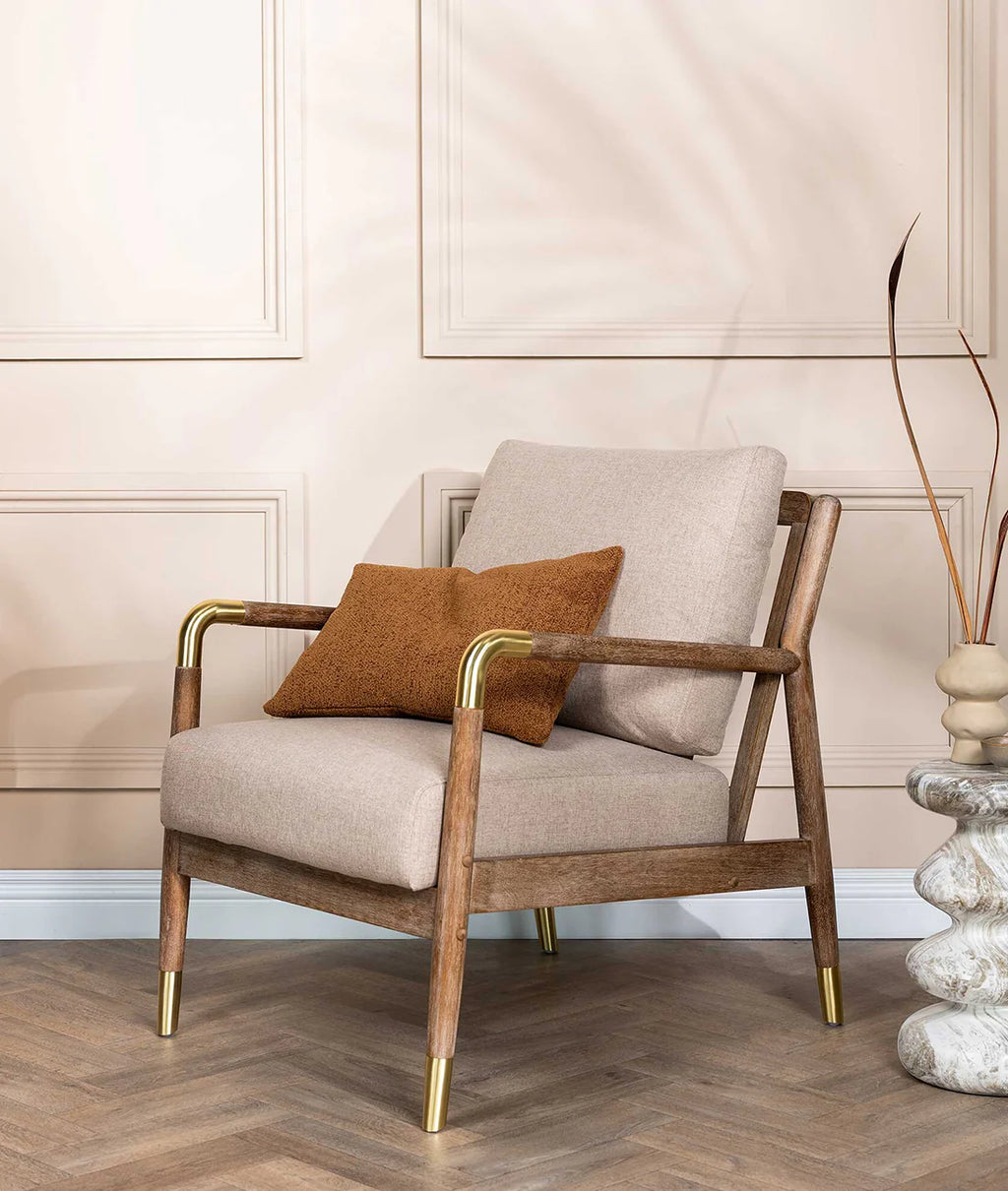 Peterson Golden Finish Chair – Marwar Handicraft