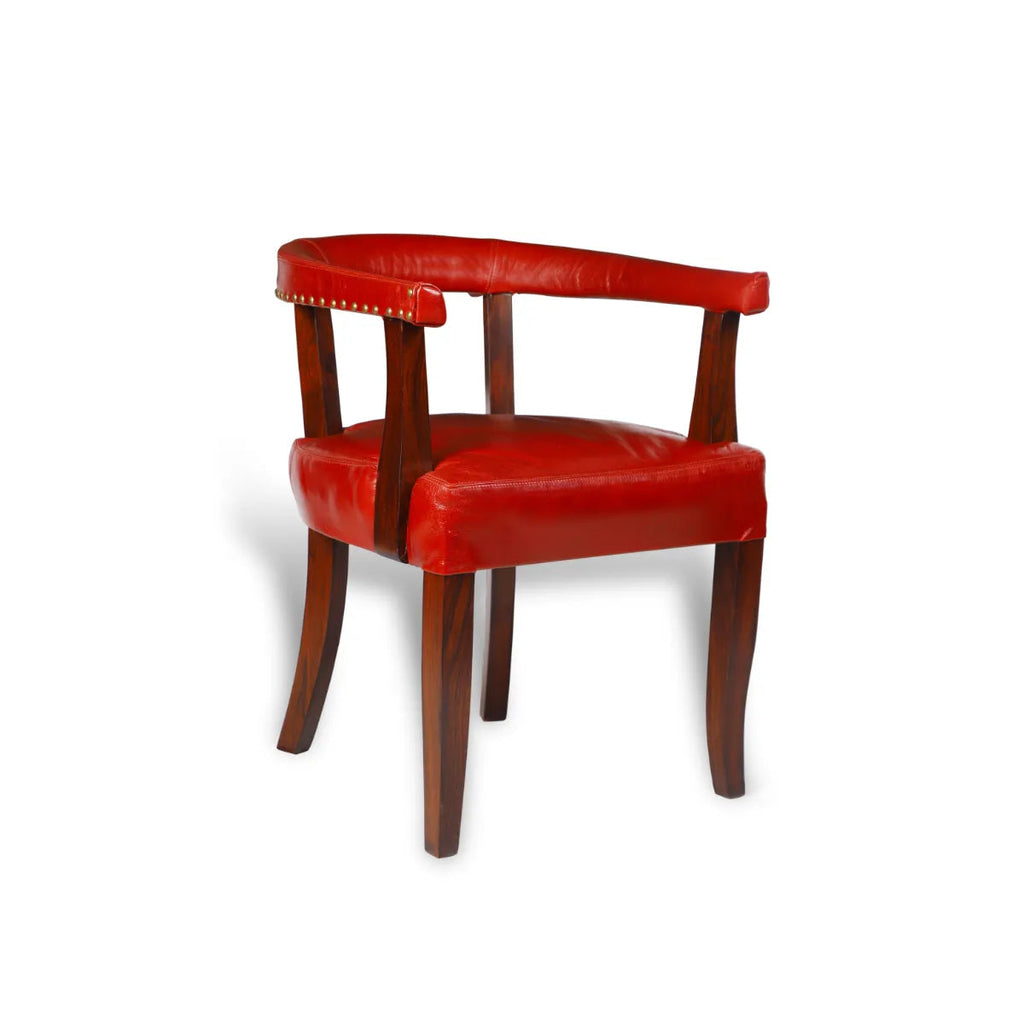 Aveline Chair - Crimson Red, view 2