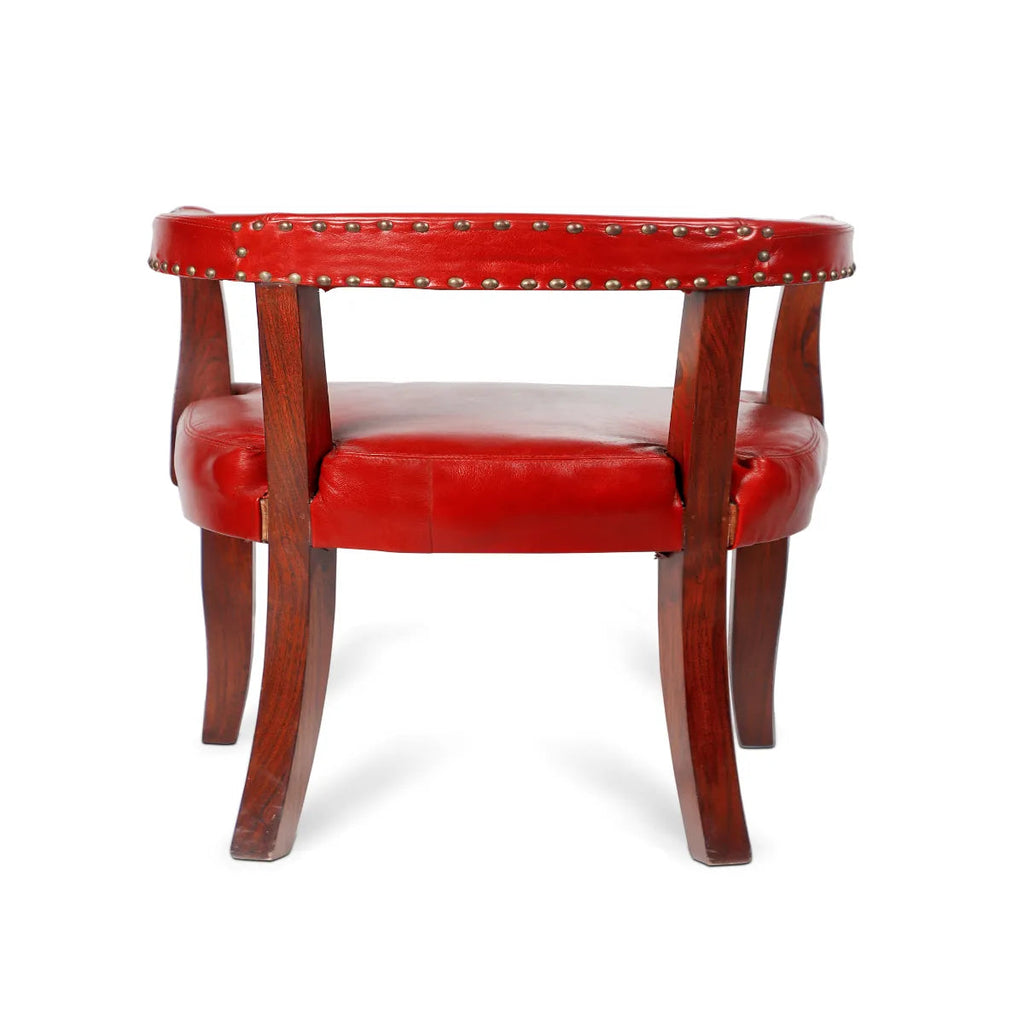 Aveline Chair - Crimson Red, view 3