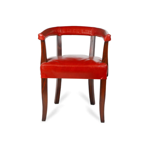 Aveline Chair – Crimson Red – Marwar Handicraft, view 1 of 4