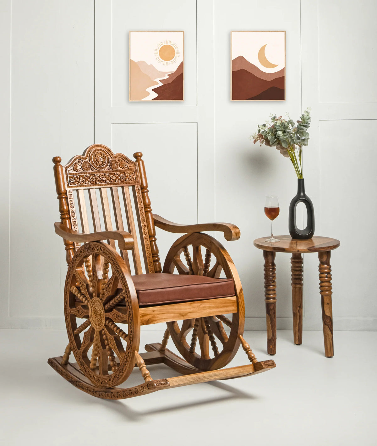 Maharaja Rocking Chair – Marwar Handicraft