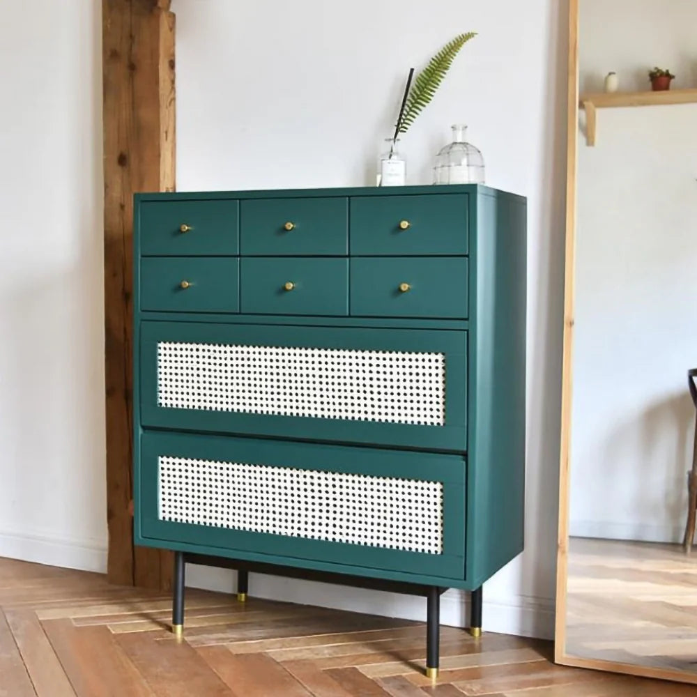 Aurelia Classic Chest – Forest Green (8 Drawers) – Marwar Handicraft, view 2 of 8