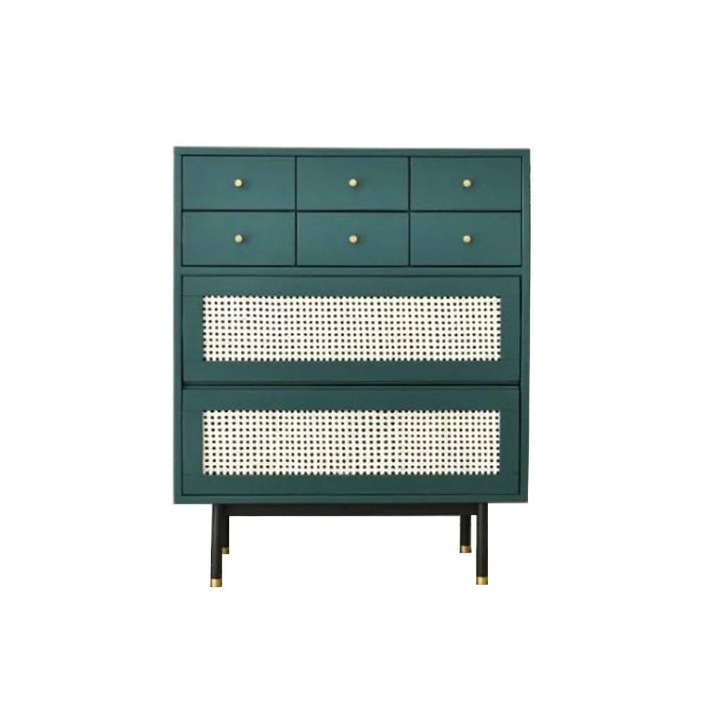Aurelia Classic Chest – Forest Green (8 Drawers) – Marwar Handicraft, view 3 of 8
