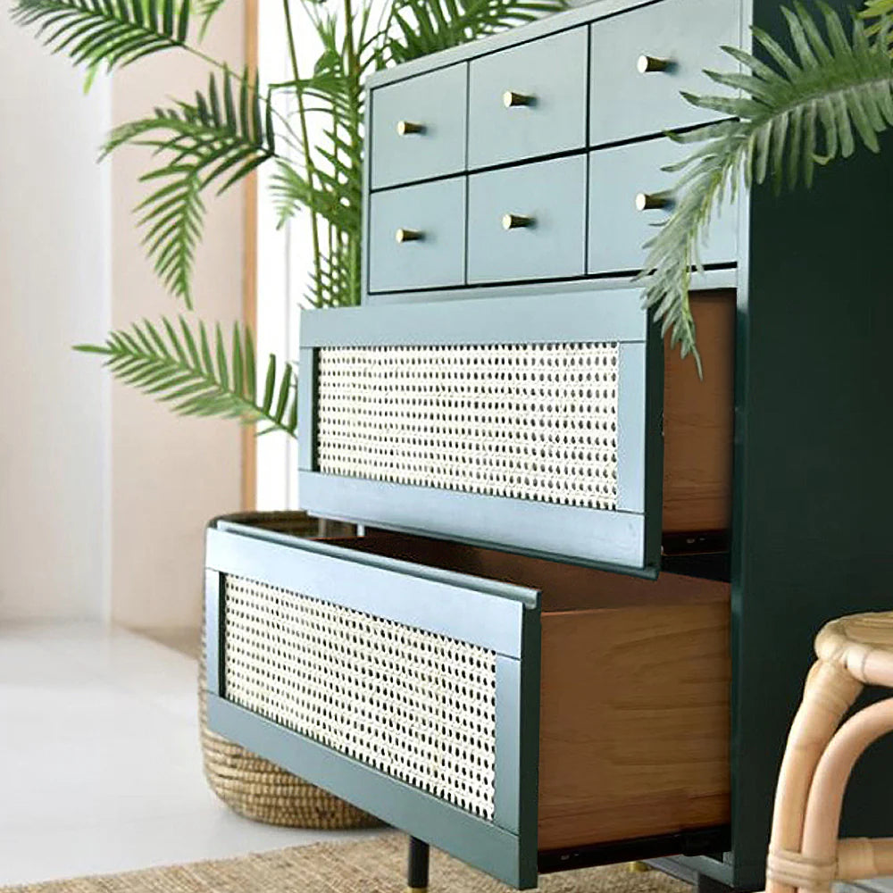 Aurelia Classic Chest – Forest Green (8 Drawers) – Marwar Handicraft, view 5 of 8