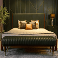 Shilp Frame King Bed Emerald Green – Marwar Handicraft, view 1 of 3