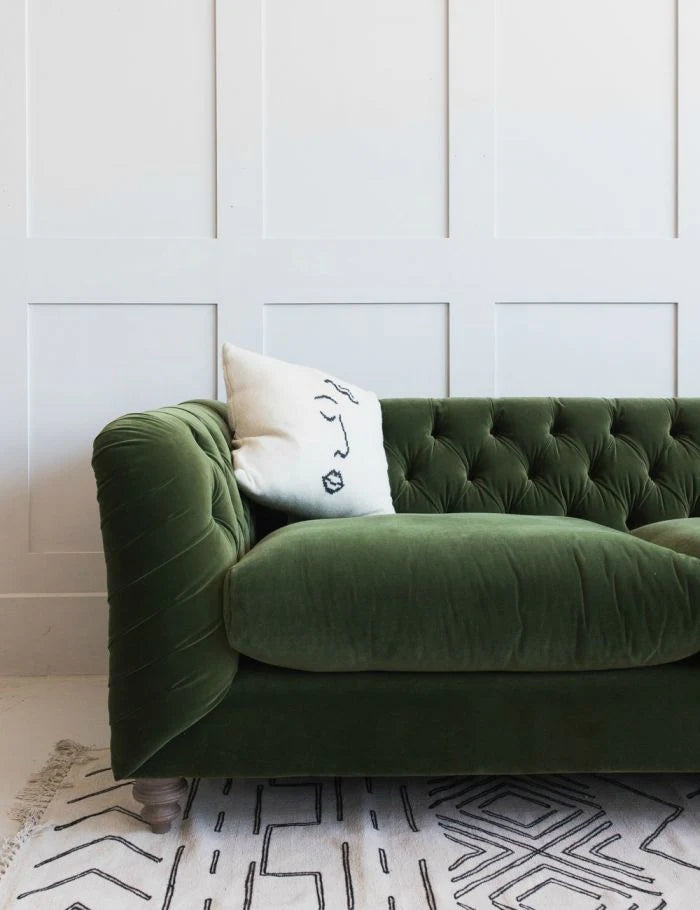 Harrow Three Seater Sofa – Moss Green
