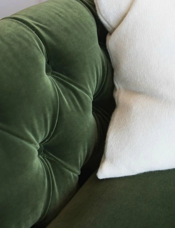 Harrow Three Seater Sofa – Moss Green