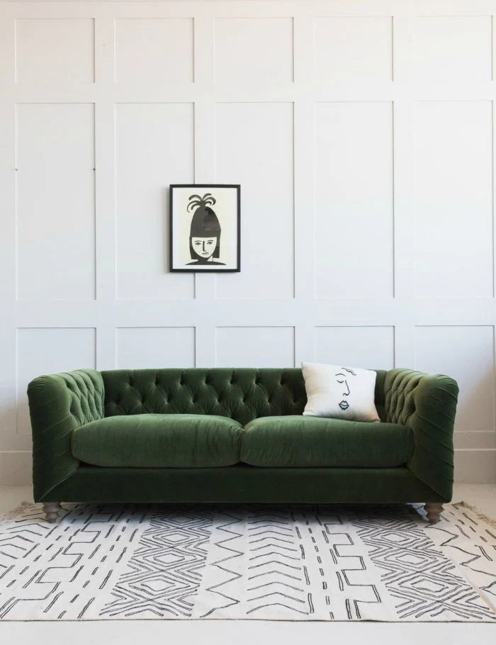 Harrow Three Seater Sofa – Moss Green