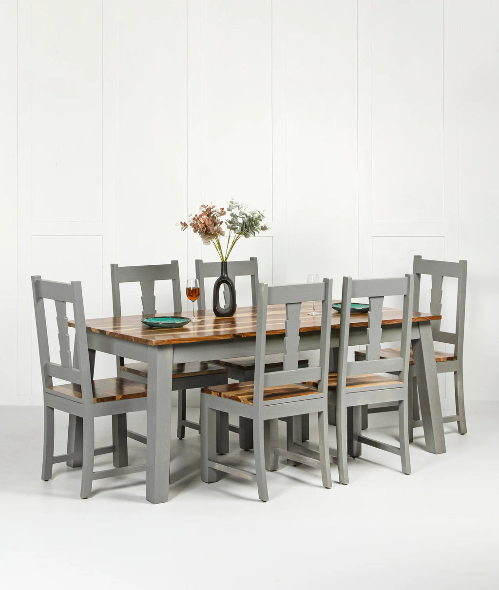 Classic Grey Dining Table