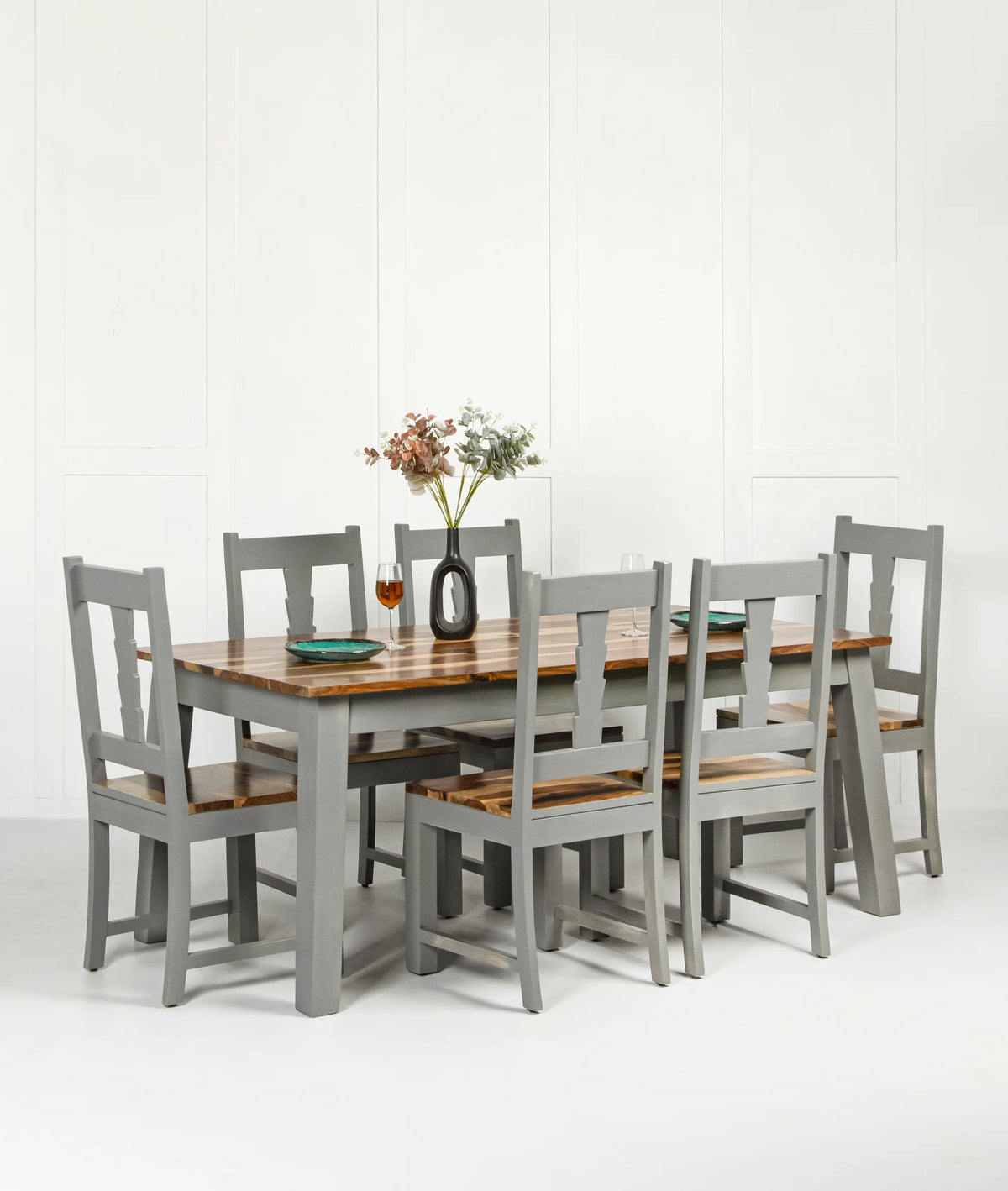 Classic Grey Dining Table