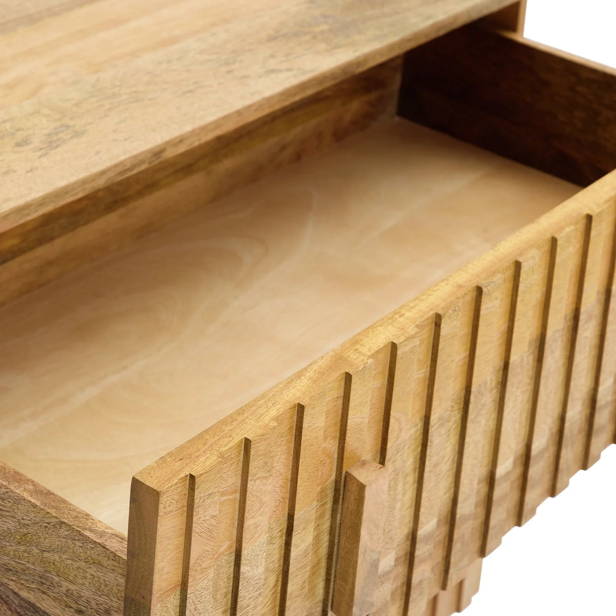 Lignora Crest Drawers – Honey Oak (3 Drawers) – Marwar Handicraft, view 6 of 9