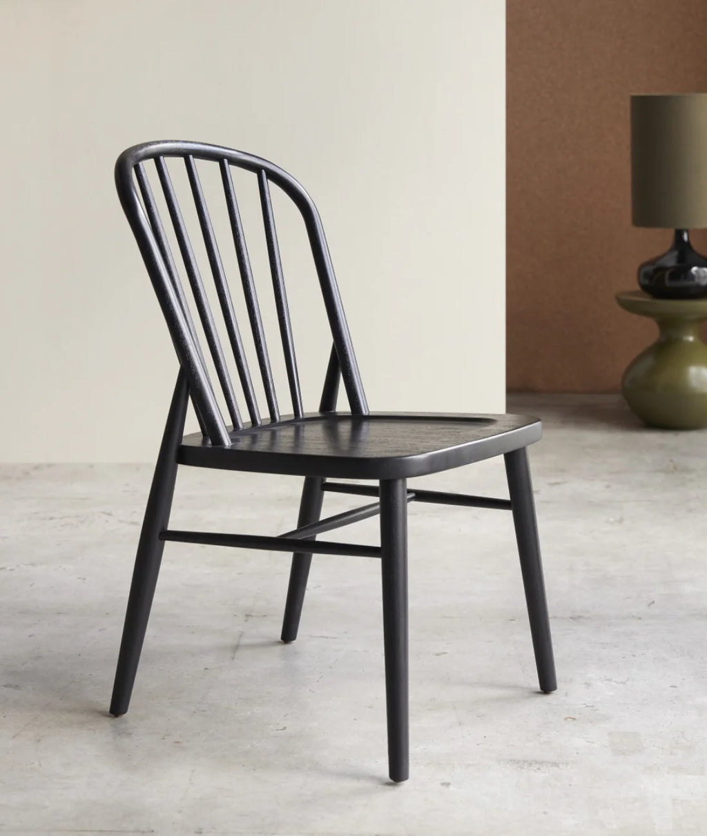 Kaelan Chair Black Finish