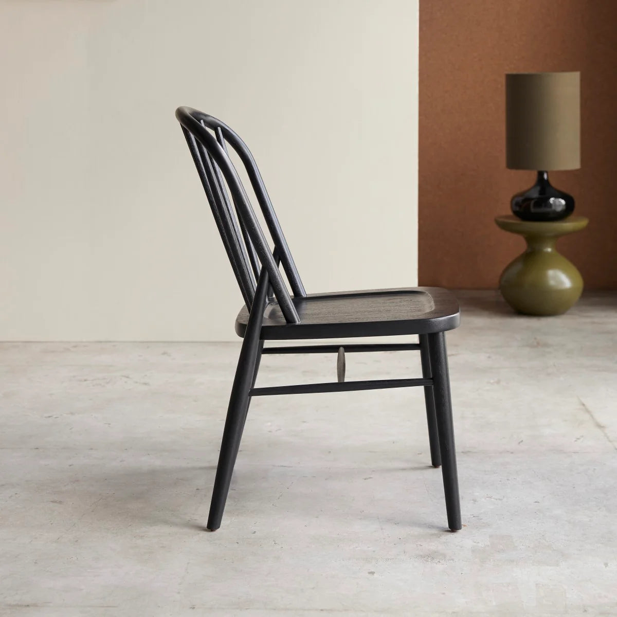 Kaelan Chair Black Finish