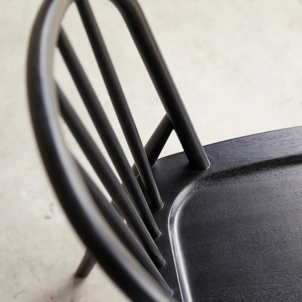 Kaelan Chair Black Finish