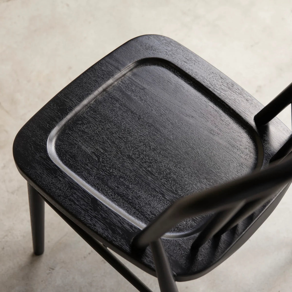 Kaelan Chair Black Finish