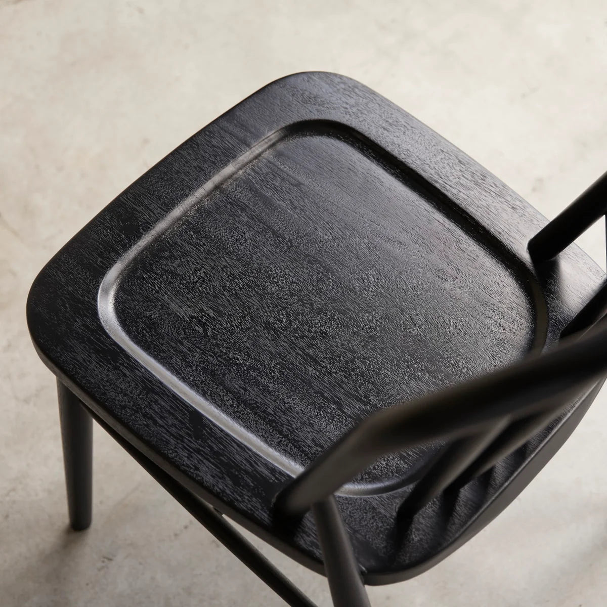 Kaelan Chair Black Finish