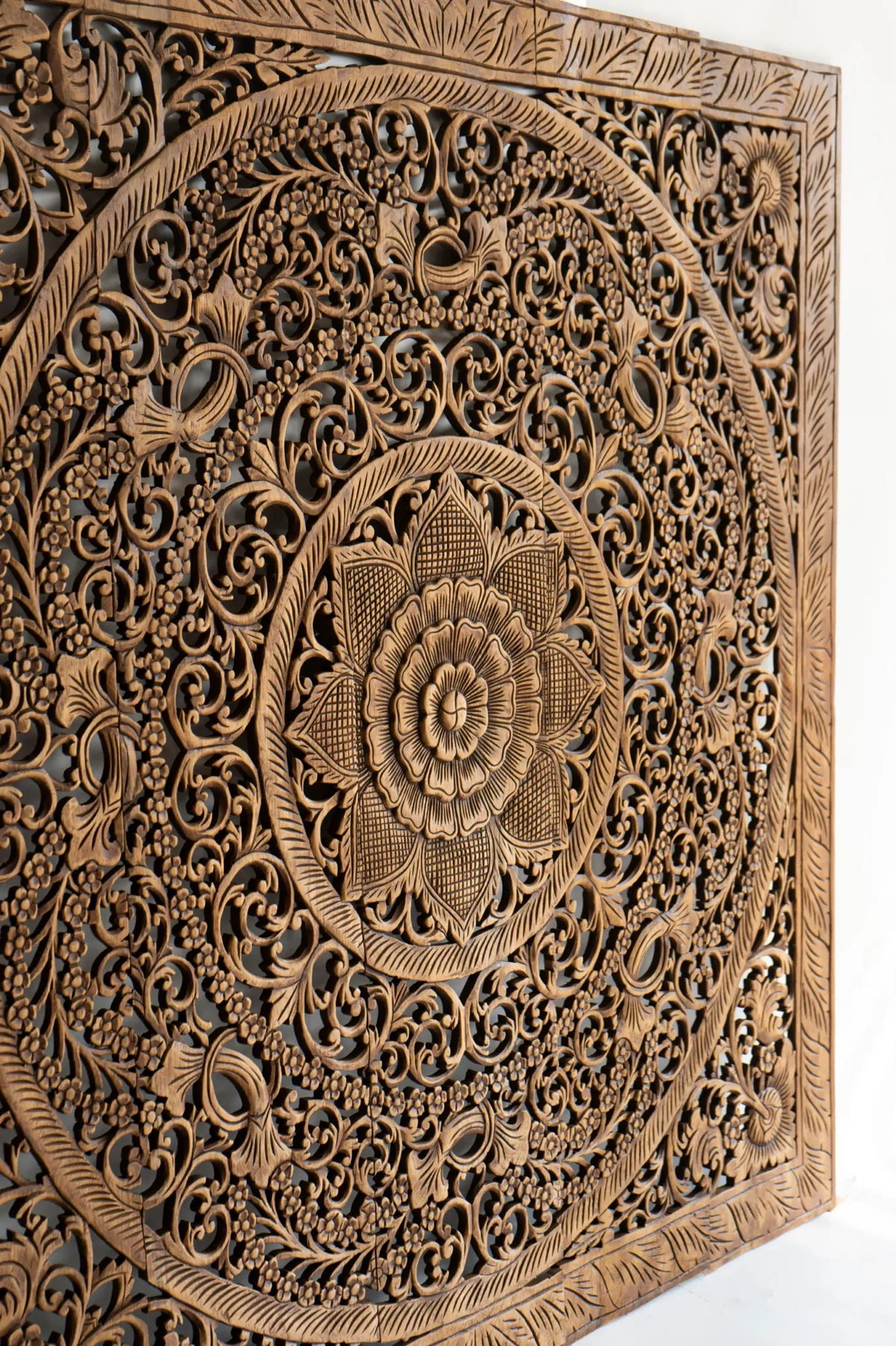Antique Carved Headboard