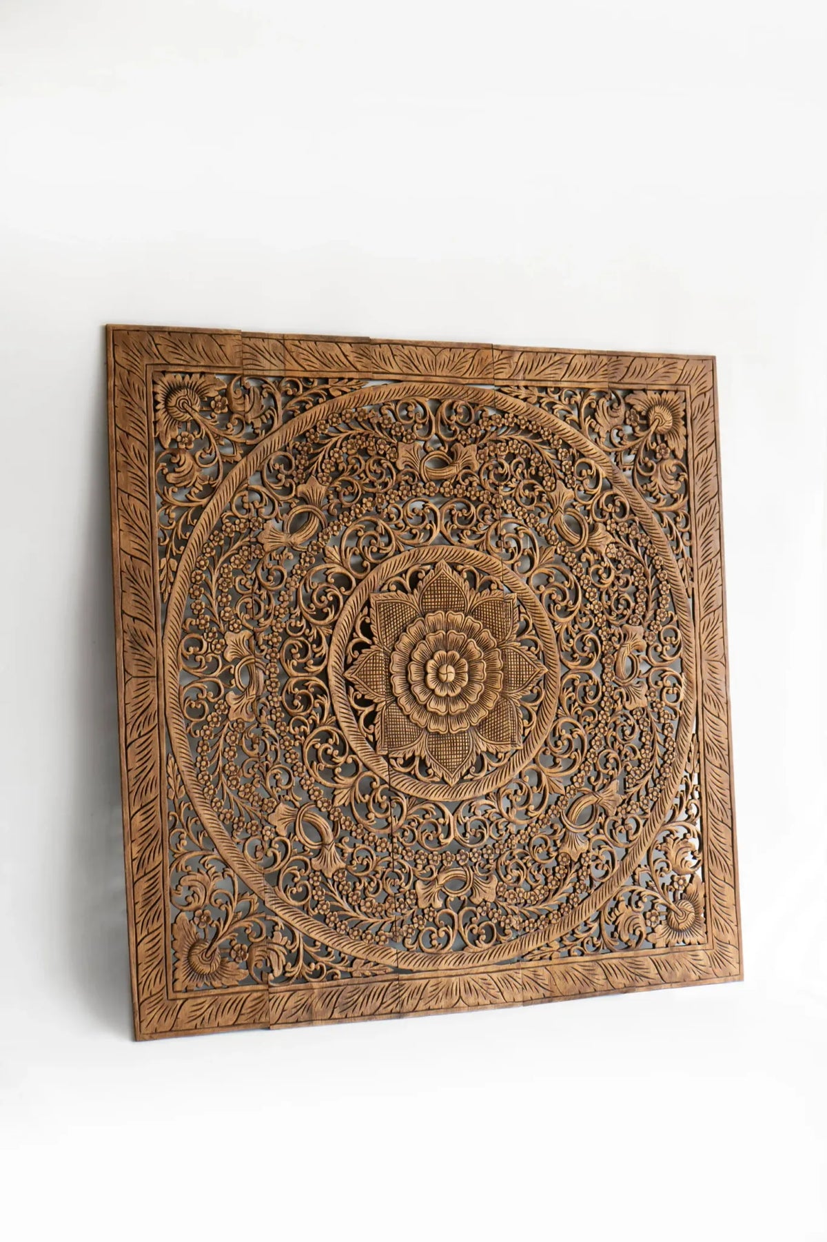Antique Carved Headboard