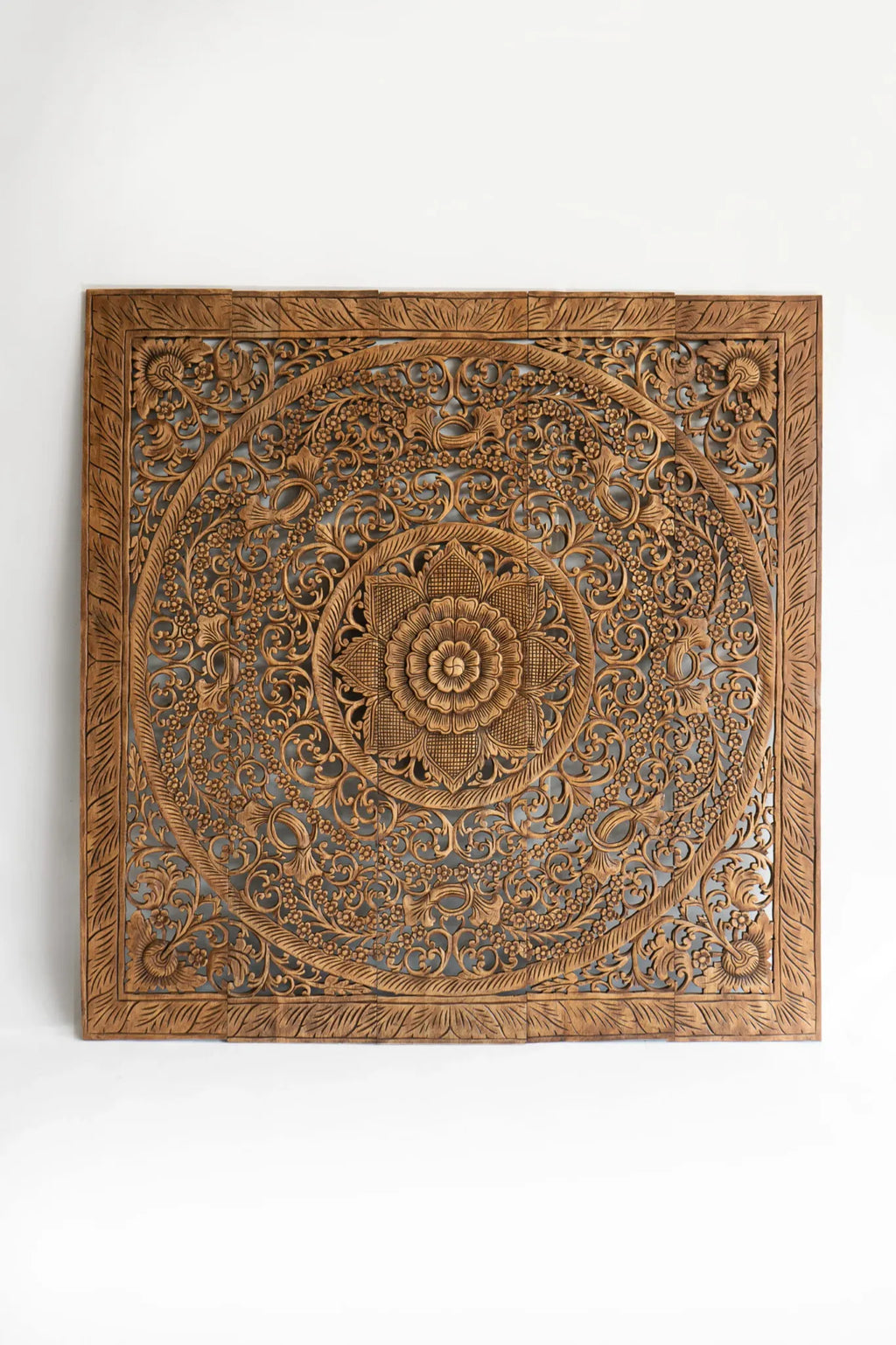 Antique Carved Headboard