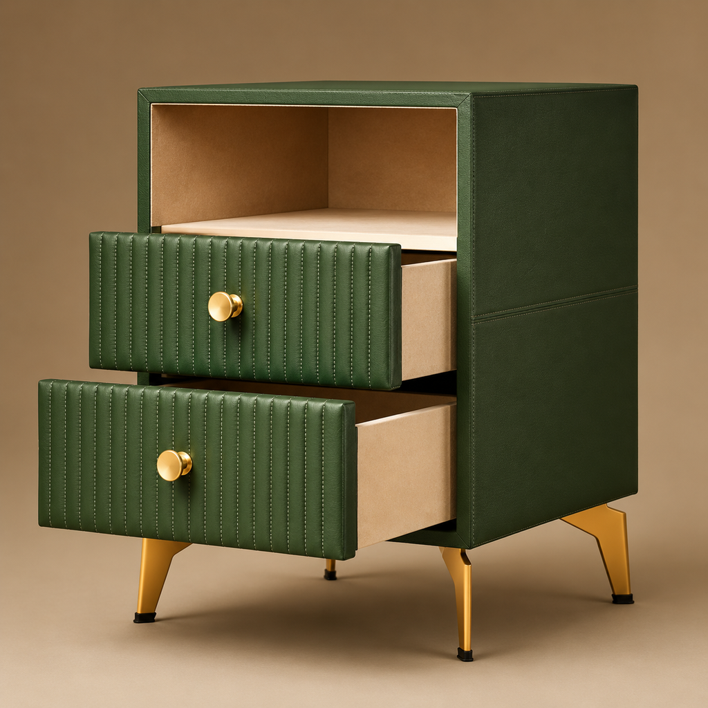 Linear Nightstand – Chill Green