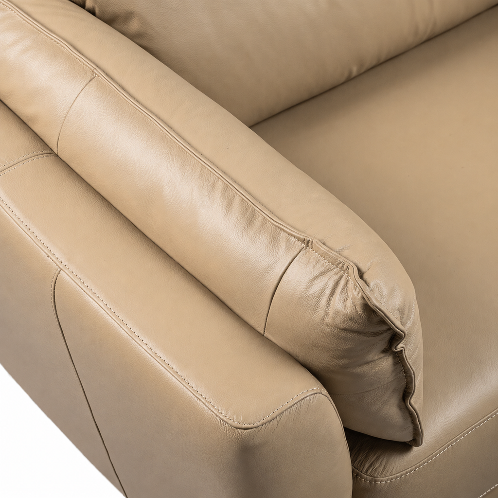 Soreno Atelier Sofa – Sand Beige (Three Seater) – Marwar Handicraft, view 5 of 5