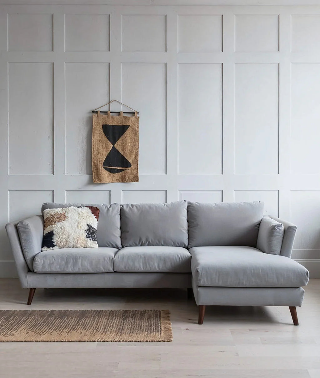 Hayes Corner Sofa – Light Grey